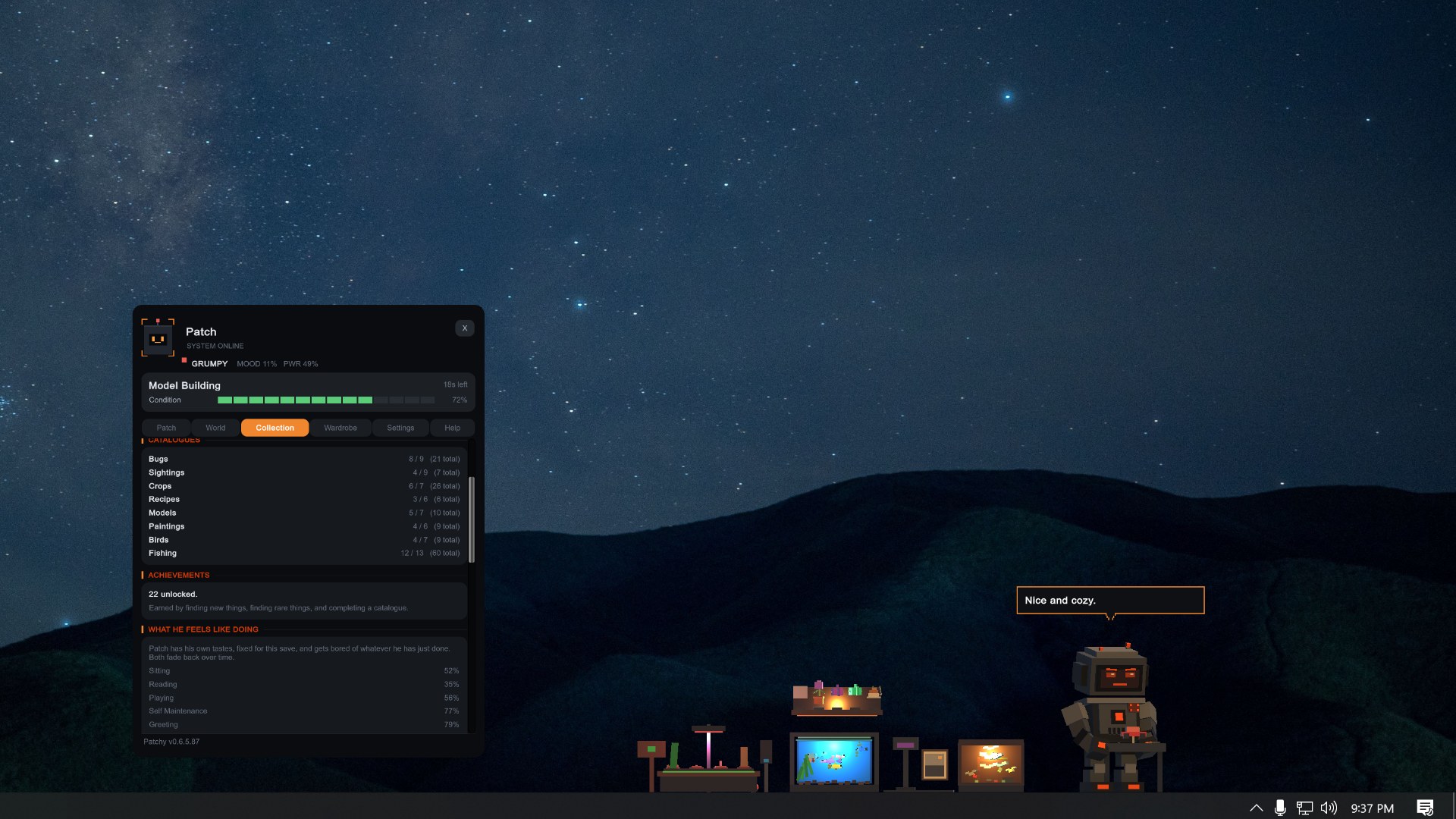 Patchy screenshot
